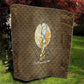 Wosret Egyptian Quilt with Golden Scepter and Archer Motif in Ancient Protector