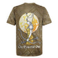 Wosret Egyptian Rugby Jersey with Golden Scepter and Archer Motif in Ancient Protector