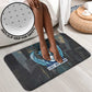 Wosret Winged Crown Bathroom Set Egyptian Cyber Circuit Design in Futuristic Blue Theme