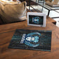 Wosret Winged Crown Puzzle Egyptian Cyber Circuit Design in Futuristic Blue Theme