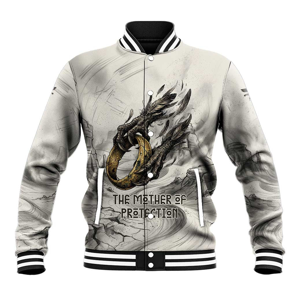 Nekhbet Egyptian Baseball Jacket Vulture Goddess Mother of Protection Wings Claws Desert