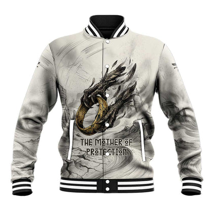 Nekhbet Egyptian Baseball Jacket Vulture Goddess Mother of Protection Wings Claws Desert