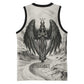 Nekhbet Egyptian Basketball Jersey Vulture Goddess Mother of Protection Wings Claws Desert