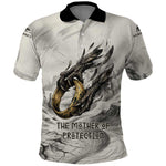 Nekhbet Egyptian Polo Shirt Vulture Goddess Mother of Protection Wings Claws Desert