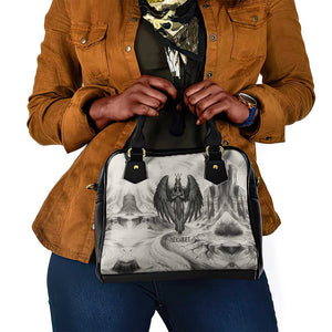 Nekhbet Egyptian Shoulder Handbag Vulture Goddess Mother of Protection Wings Claws Desert