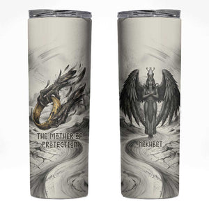 Nekhbet Egyptian Skinny Tumbler Vulture Goddess Mother of Protection Wings Claws Desert
