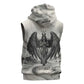 Nekhbet Egyptian Sleeveless Hoodie Vulture Goddess Mother of Protection Wings Claws Desert