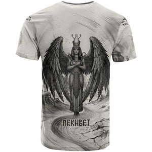 Nekhbet Egyptian T shirt Vulture Goddess Mother of Protection Wings Claws Desert