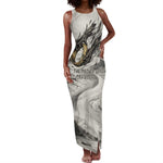 Nekhbet Egyptian Tank Maxi Dress Vulture Goddess Mother of Protection Wings Claws Desert