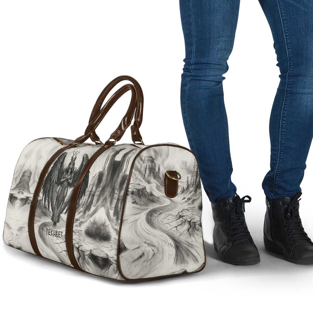 Nekhbet Egyptian Travel Bag Vulture Goddess Mother of Protection Wings Claws Desert