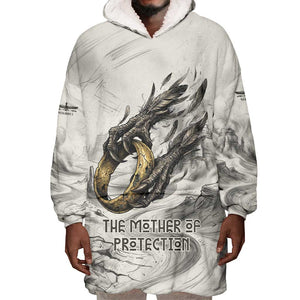 Nekhbet Egyptian Wearable Blanket Hoodie Vulture Goddess Mother of Protection Wings Claws Desert