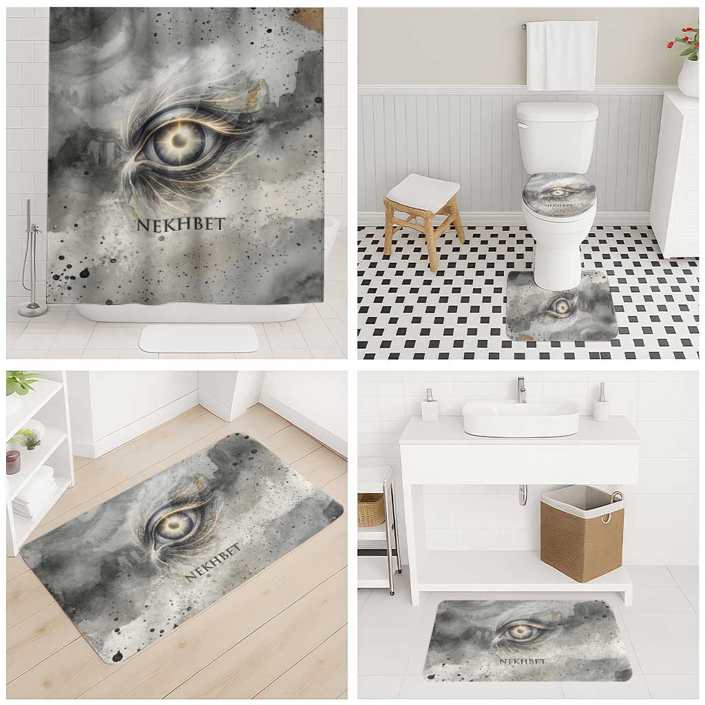 Nekhbet Bathroom Set Vulture Goddess Eye of Protection Sovereign of Upper Egypt
