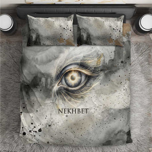 Nekhbet Bedding Set Vulture Goddess Eye of Protection Sovereign of Upper Egypt