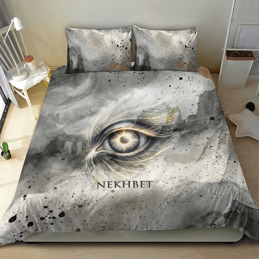 Nekhbet Bedding Set Vulture Goddess Eye of Protection Sovereign of Upper Egypt