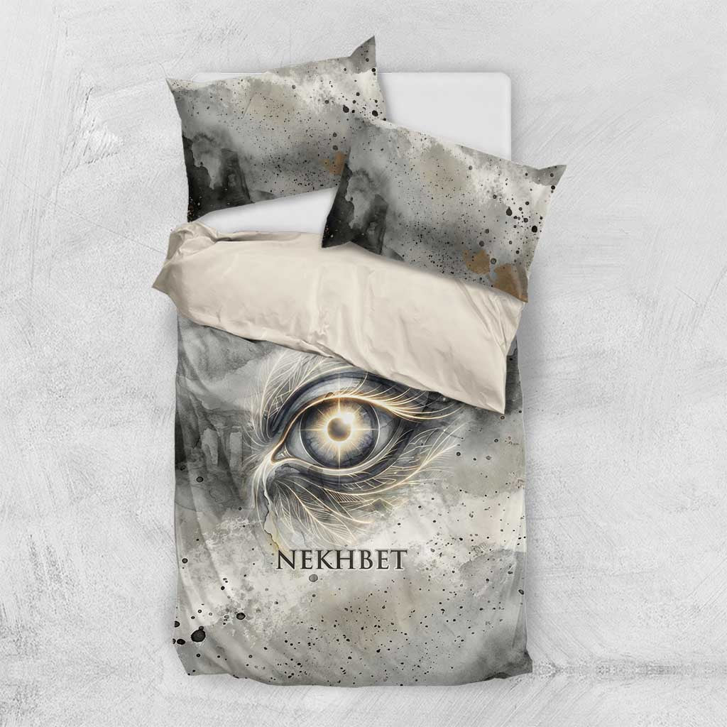 Nekhbet Bedding Set Vulture Goddess Eye of Protection Sovereign of Upper Egypt