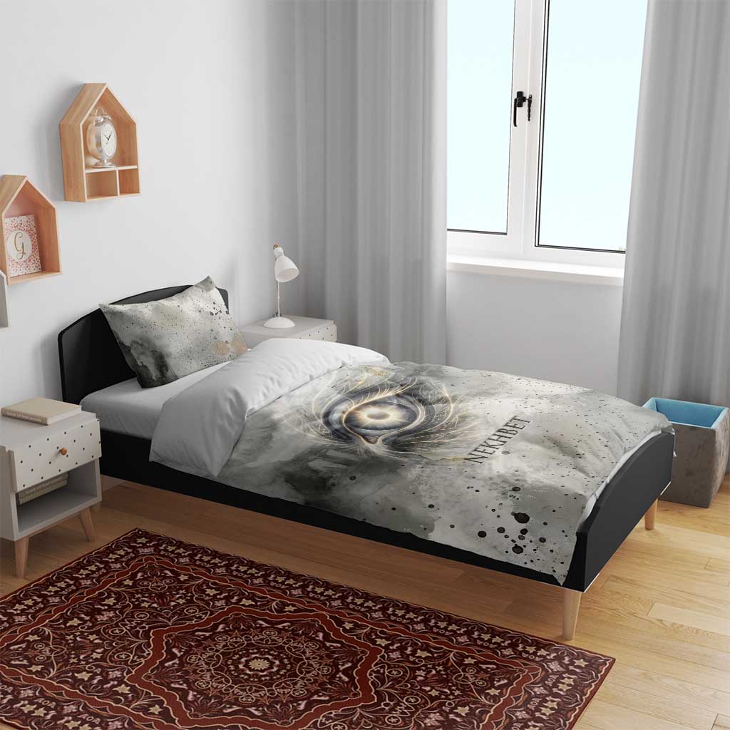 Nekhbet Bedding Set Vulture Goddess Eye of Protection Sovereign of Upper Egypt