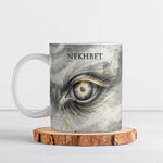 Nekhbet Ceramic Mug Vulture Goddess Eye of Protection Sovereign of Upper Egypt