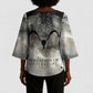 Nekhbet Kimono Sleeve Blouse Vulture Goddess Eye of Protection Sovereign of Upper Egypt