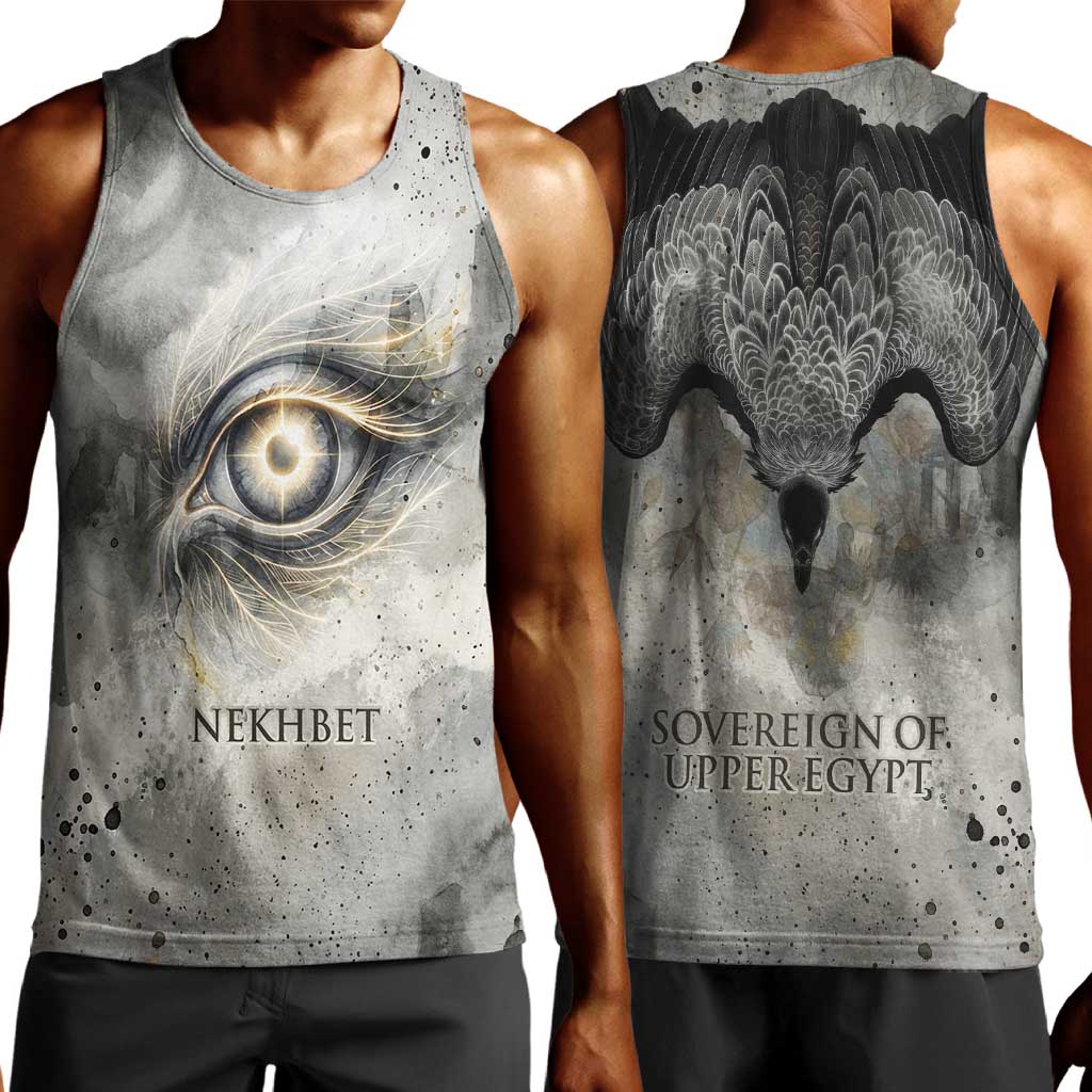 Nekhbet Men Tank Top Vulture Goddess Eye of Protection Sovereign of Upper Egypt