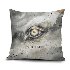 Nekhbet Pillow Cover Vulture Goddess Eye of Protection Sovereign of Upper Egypt