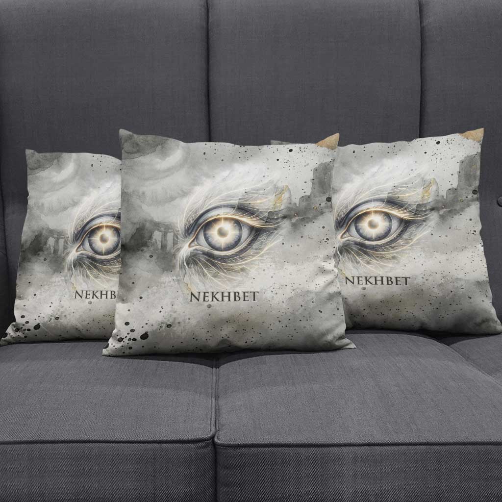 Nekhbet Pillow Cover Vulture Goddess Eye of Protection Sovereign of Upper Egypt