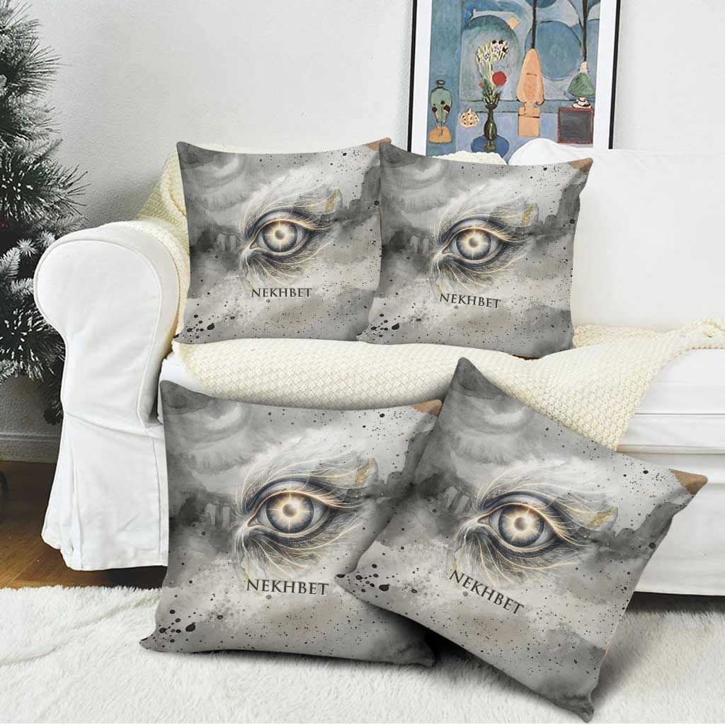 Nekhbet Pillow Cover Vulture Goddess Eye of Protection Sovereign of Upper Egypt