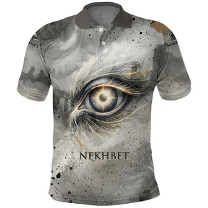 Nekhbet Polo Shirt Vulture Goddess Eye of Protection Sovereign of Upper Egypt