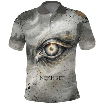 Nekhbet Polo Shirt Vulture Goddess Eye of Protection Sovereign of Upper Egypt