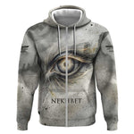 Nekhbet Zip Hoodie Vulture Goddess Eye of Protection Sovereign of Upper Egypt