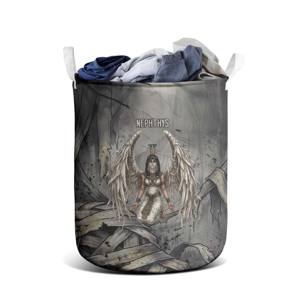 Nephthys Laundry Basket Mistress of the House Egyptian Goddess Wings