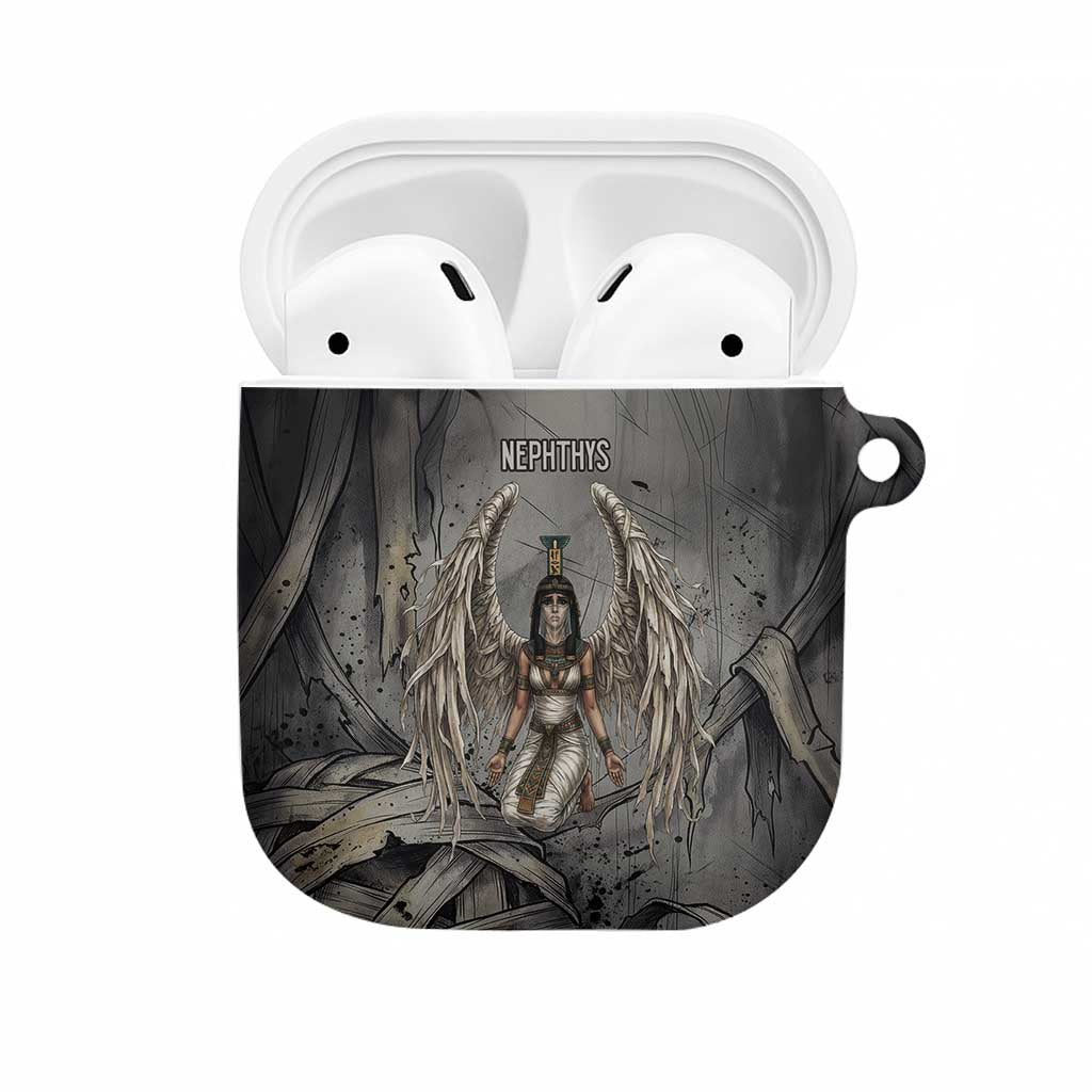 Nephthys AirPods Case Mistress of the House Egyptian Goddess Wings