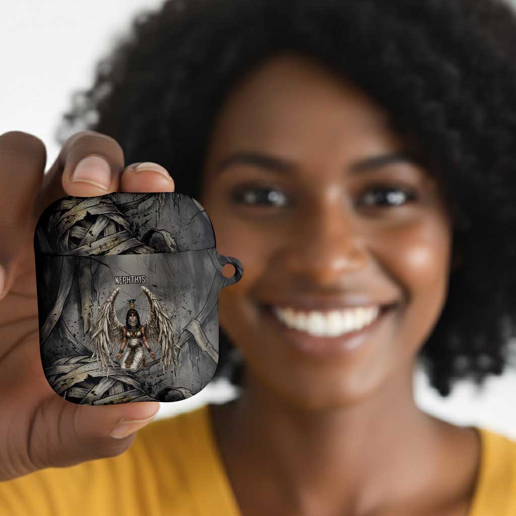 Nephthys AirPods Case Mistress of the House Egyptian Goddess Wings