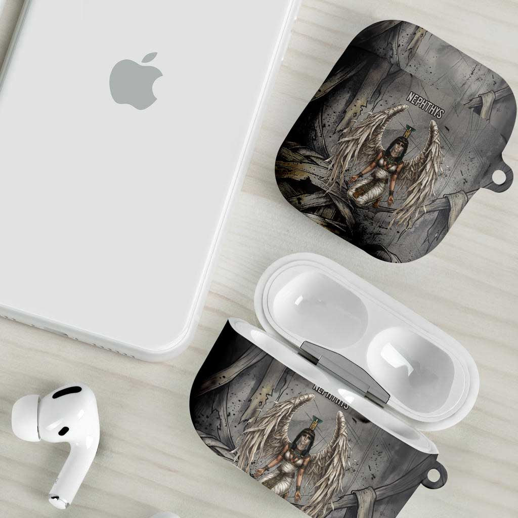 Nephthys AirPods Case Mistress of the House Egyptian Goddess Wings