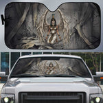 Nephthys Auto Sun Shade Mistress of the House Egyptian Goddess Wings