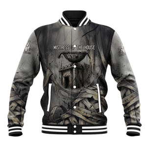 Nephthys Baseball Jacket Mistress of the House Egyptian Goddess Wings