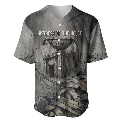 Nephthys Baseball Jersey Mistress of the House Egyptian Goddess Wings