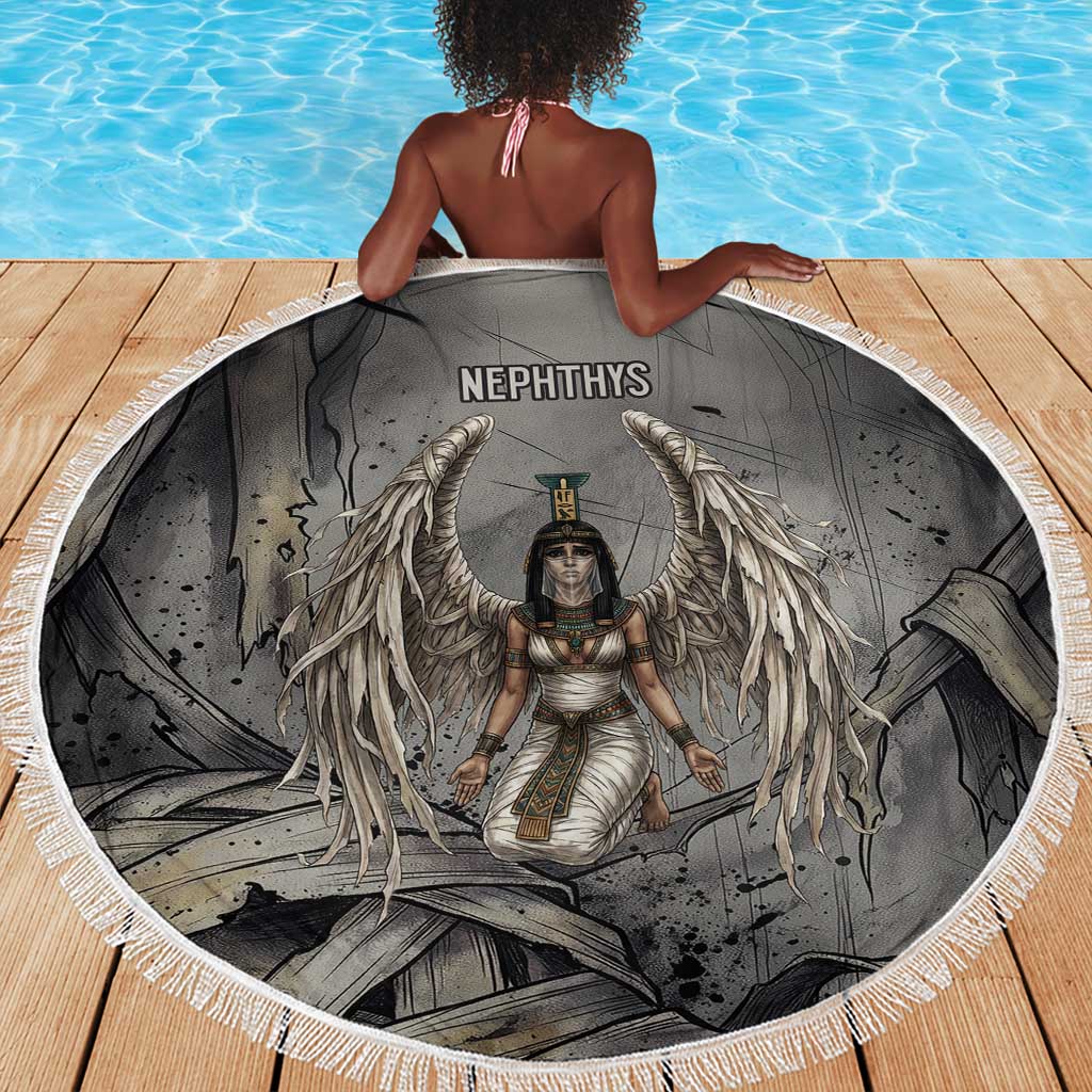 Nephthys Beach Blanket Mistress of the House Egyptian Goddess Wings
