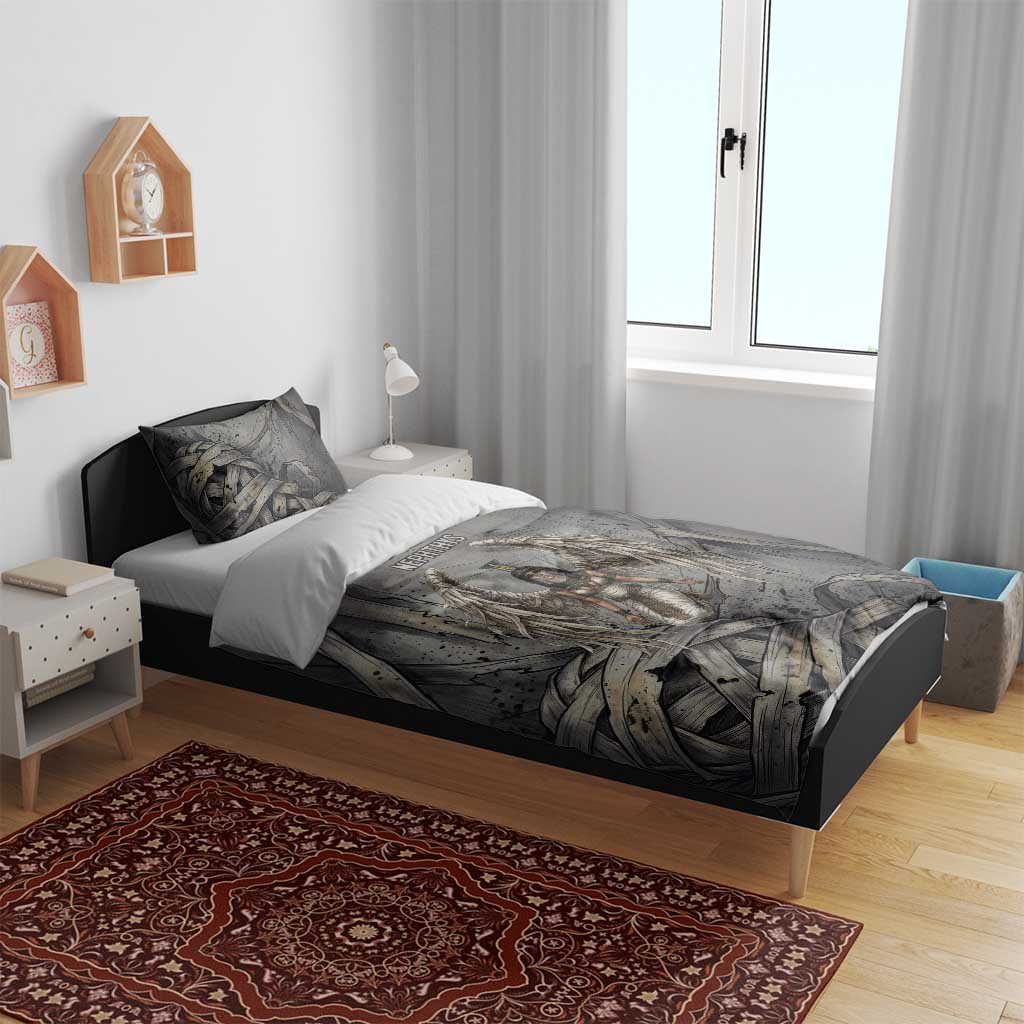 Nephthys Bedding Set Mistress of the House Egyptian Goddess Wings