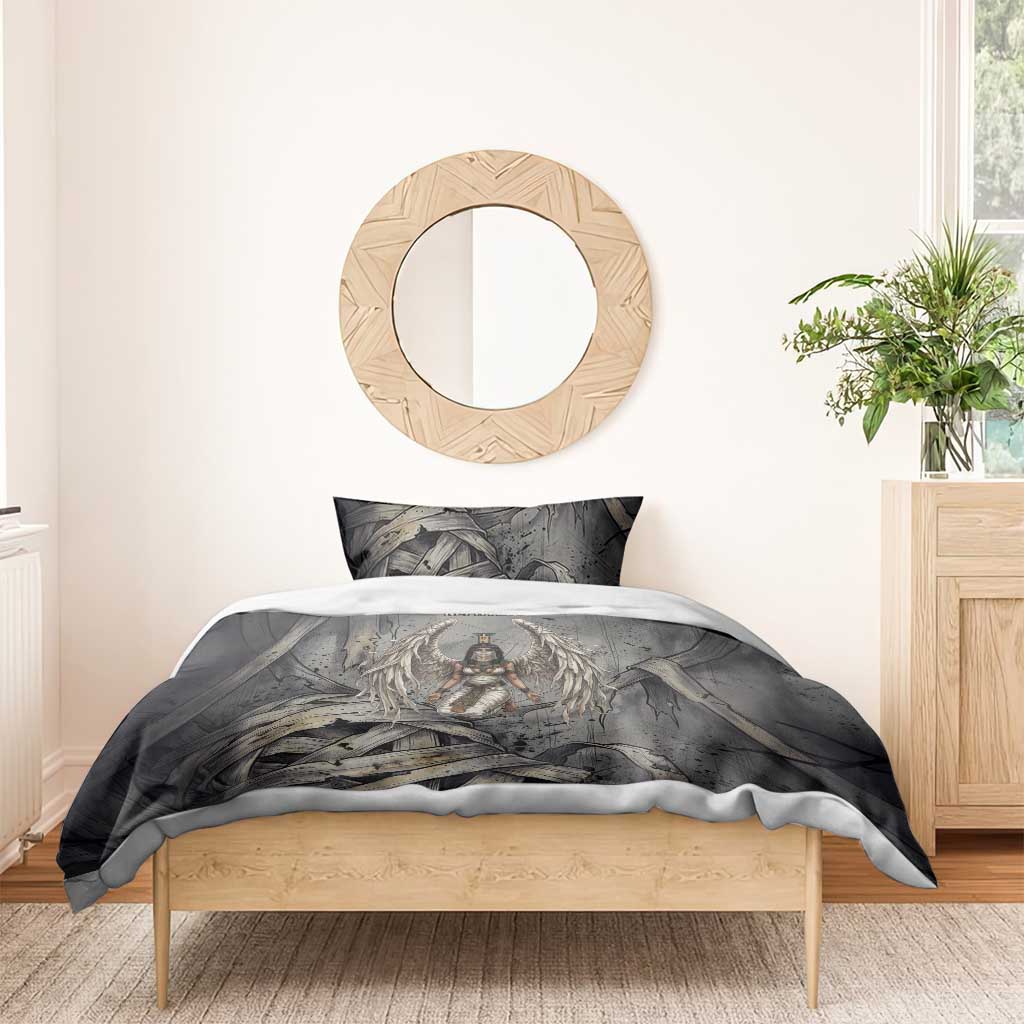 Nephthys Bedding Set Mistress of the House Egyptian Goddess Wings
