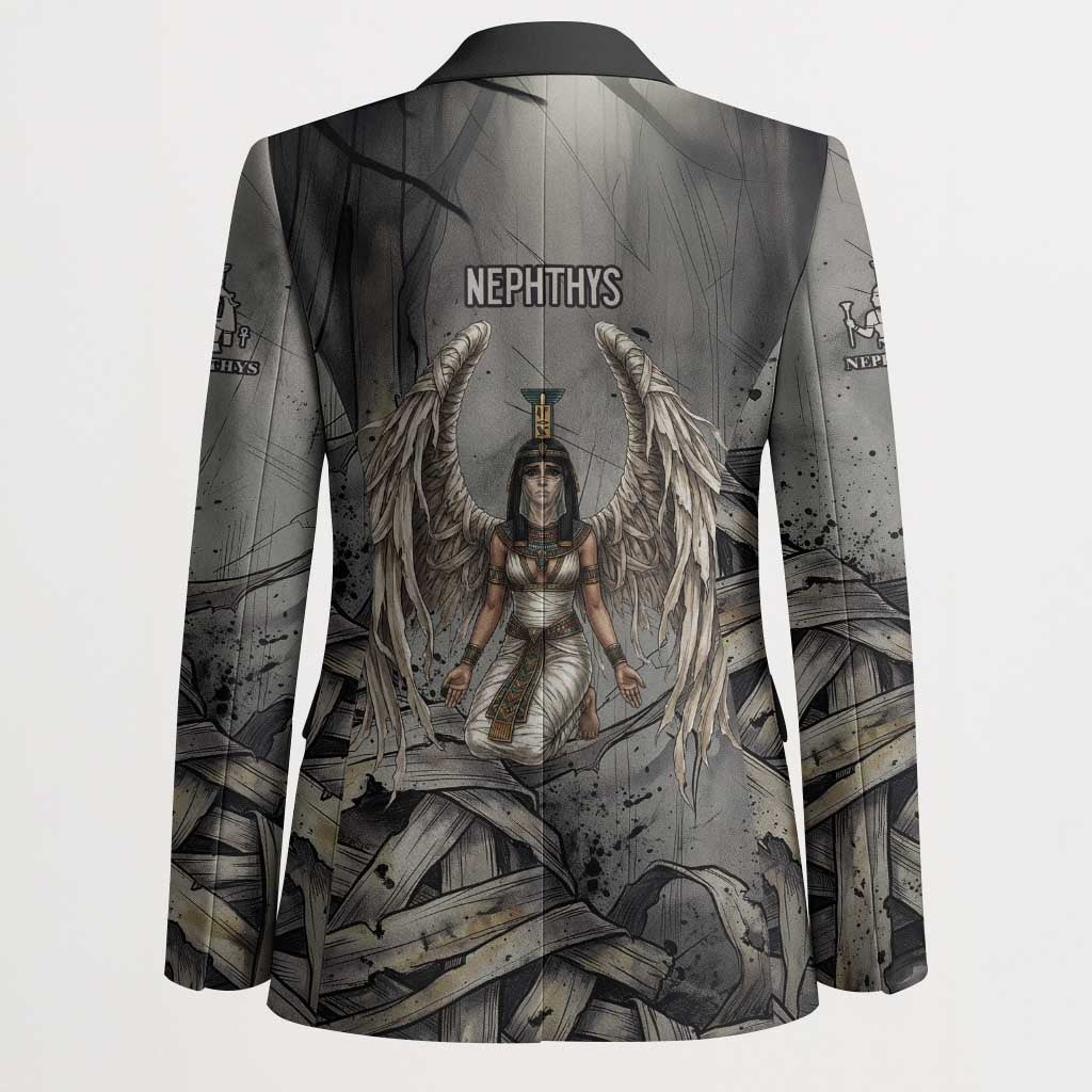 Nephthys Blazer Mistress of the House Egyptian Goddess Wings