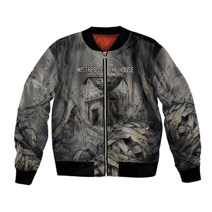 Nephthys Bomber Jacket Mistress of the House Egyptian Goddess Wings