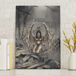 Nephthys Canvas Wall Art Mistress of the House Egyptian Goddess Wings