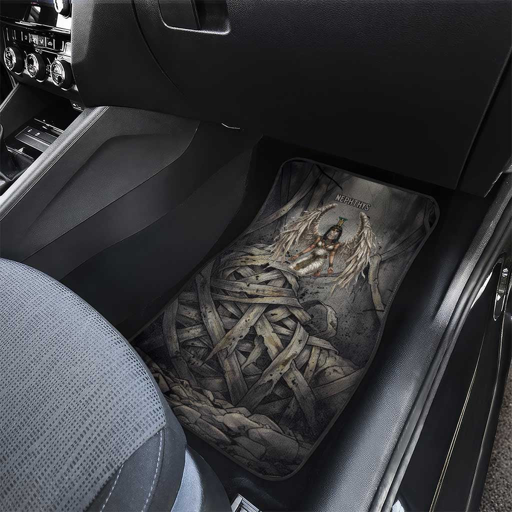 Nephthys Car Mats Mistress of the House Egyptian Goddess Wings
