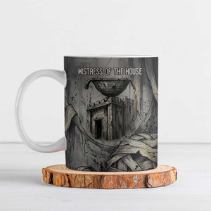 Nephthys Ceramic Mug Mistress of the House Egyptian Goddess Wings
