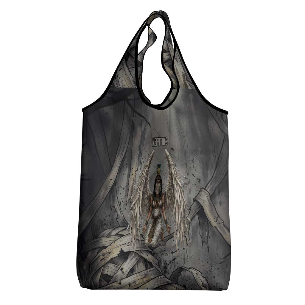Nephthys Grocery Bag Mistress of the House Egyptian Goddess Wings