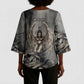 Nephthys Kimono Sleeve Blouse Mistress of the House Egyptian Goddess Wings