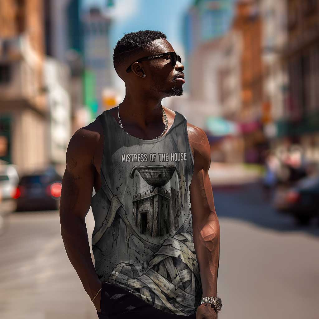Nephthys Men Tank Top Mistress of the House Egyptian Goddess Wings