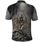 Nephthys Polo Shirt Mistress of the House Egyptian Goddess Wings
