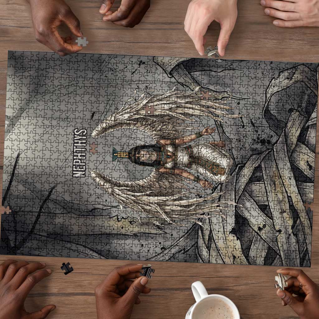 Nephthys Puzzle Mistress of the House Egyptian Goddess Wings