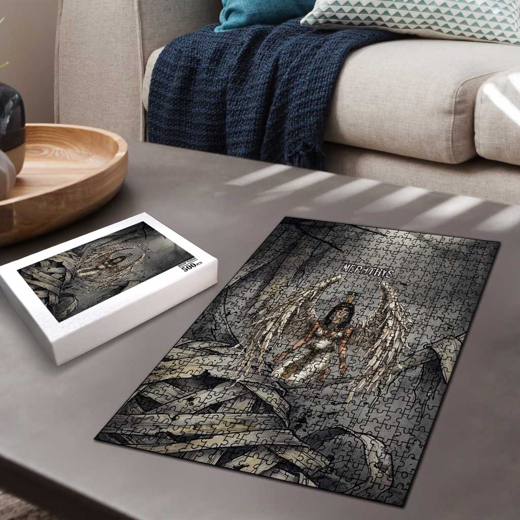 Nephthys Puzzle Mistress of the House Egyptian Goddess Wings